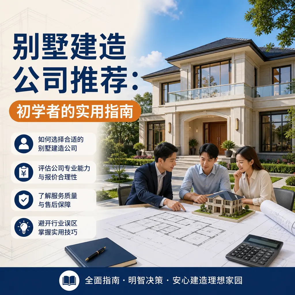 别墅建造公司推荐：初学者的实用指南
