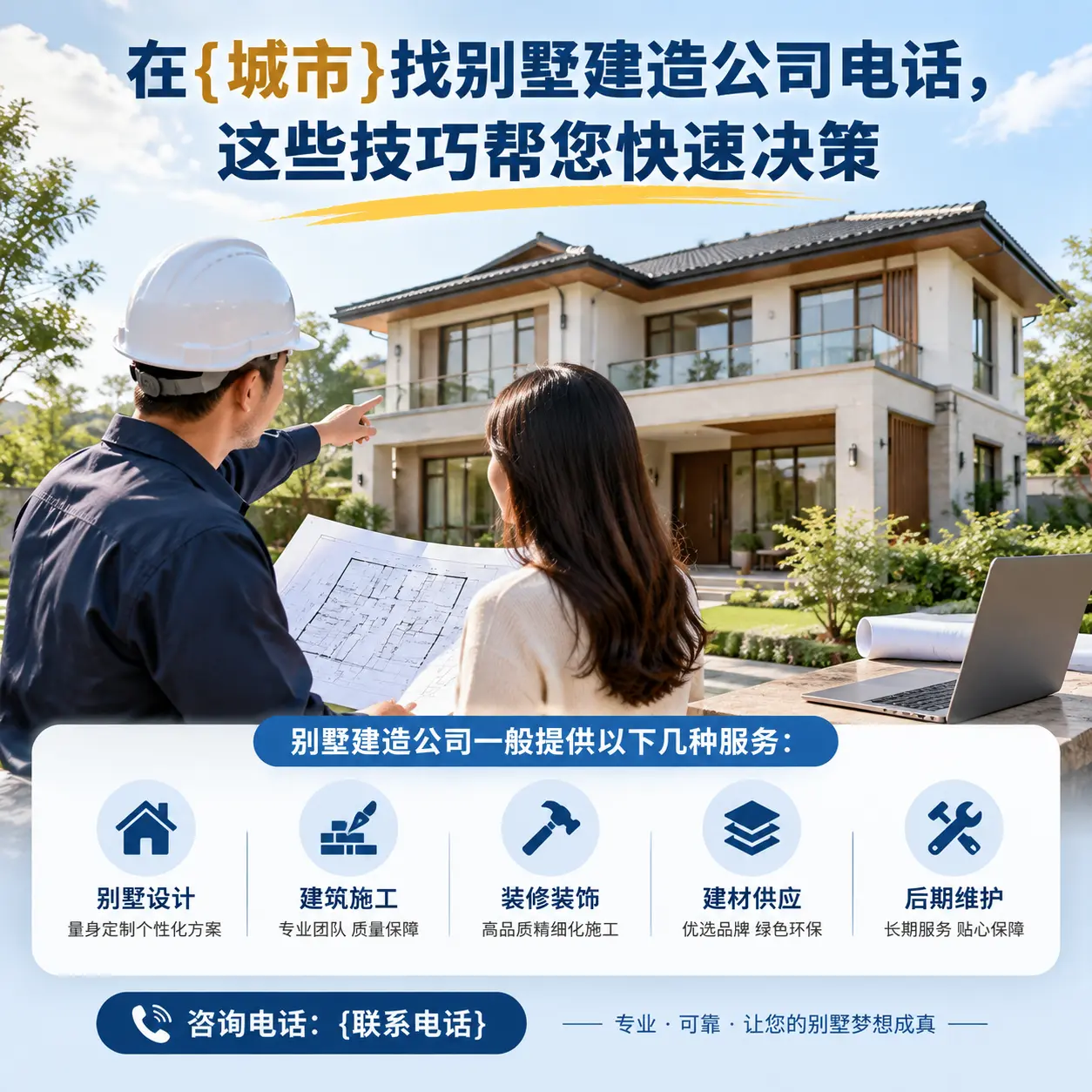 在毕节找别墅建造公司电话，这些技巧帮您快速决策