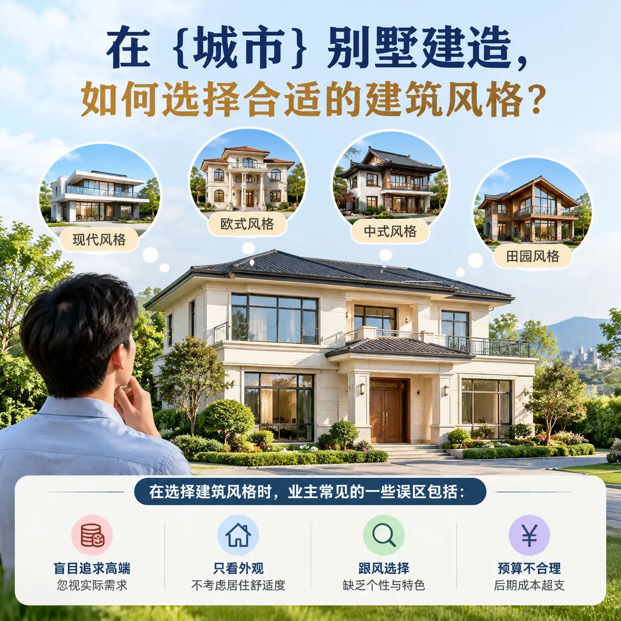 在 毕节 别墅建造,如何选择合适的建筑风格?