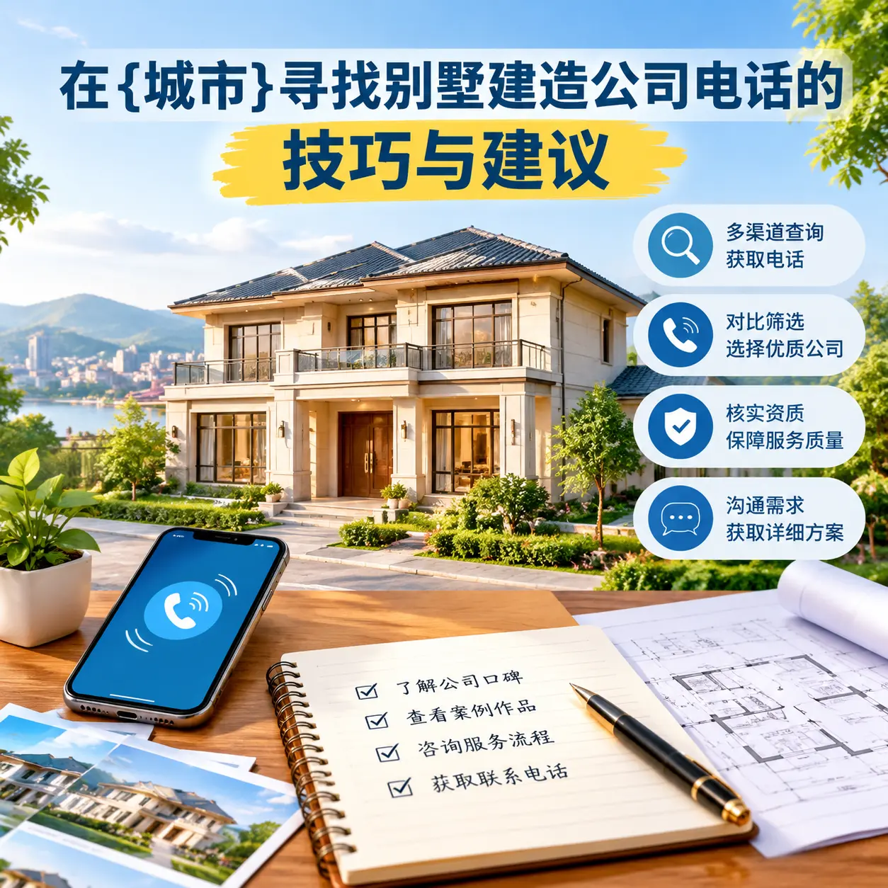 在毕节寻找别墅建造公司电话的技巧与建议