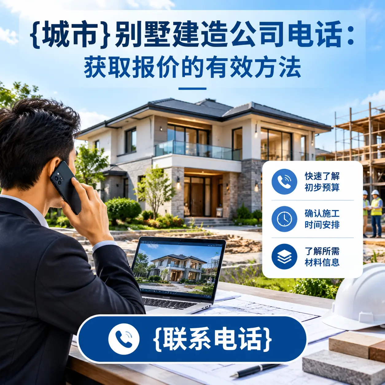毕节别墅建造公司电话：获取报价的有效方法